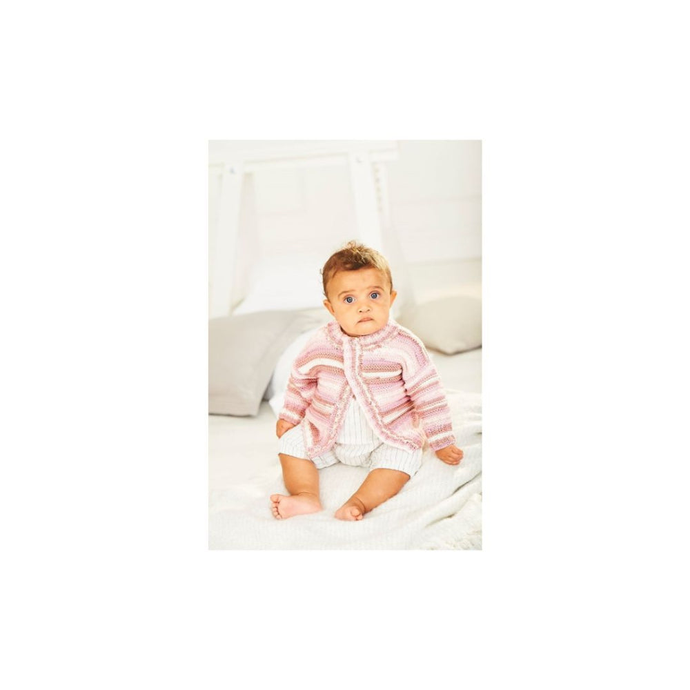 Stylecraft Kids DK Cardigan Knitting Pattern 9846