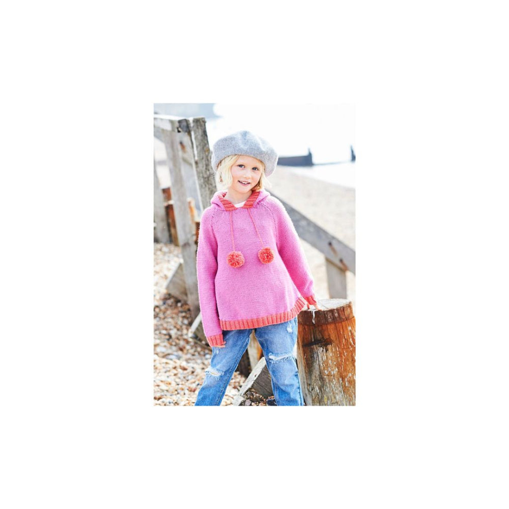 Stylecraft Kids DK Hoodie Knitting Pattern 9703
