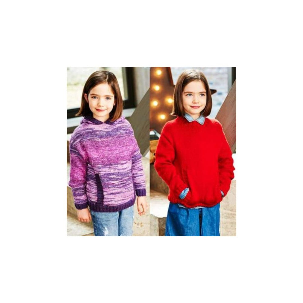 Stylecraft Kids DK Sweater Knitting Pattern 9546