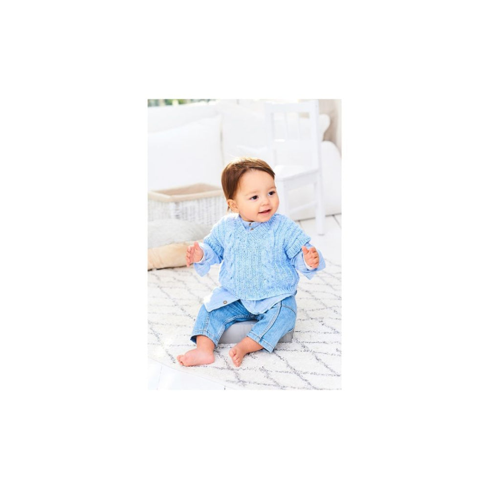 Stylecraft Kids DK Tank Top Knitting Pattern 9976