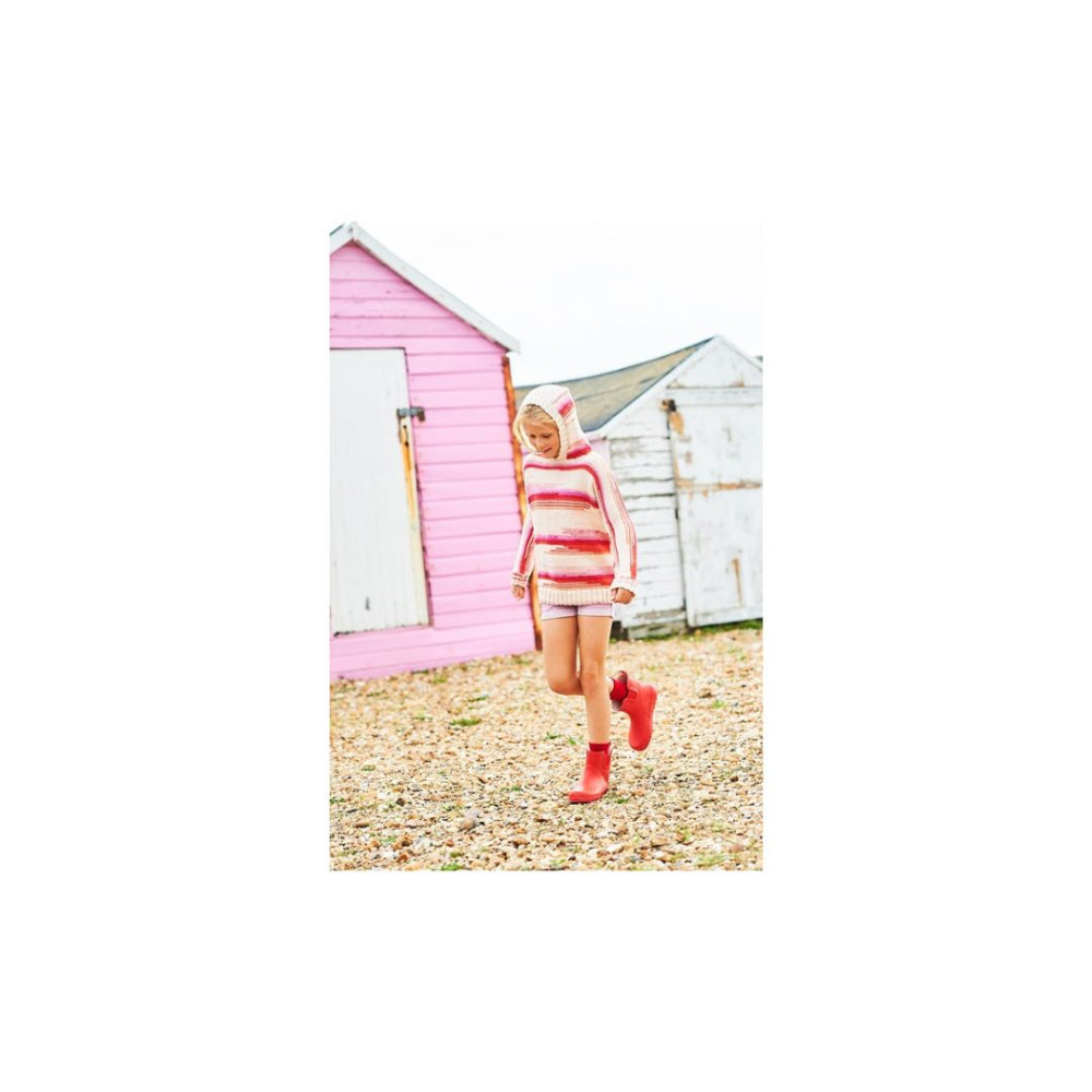 Stylecraft Kids Hoodie Aran Knitting Pattern 9986