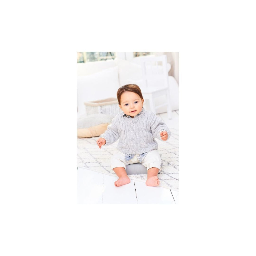 Stylecraft Kids Sweater DK Knitting Pattern 9976