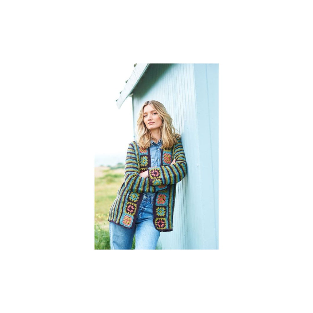 Stylecraft Long Crochet Cardigan Pattern 9966