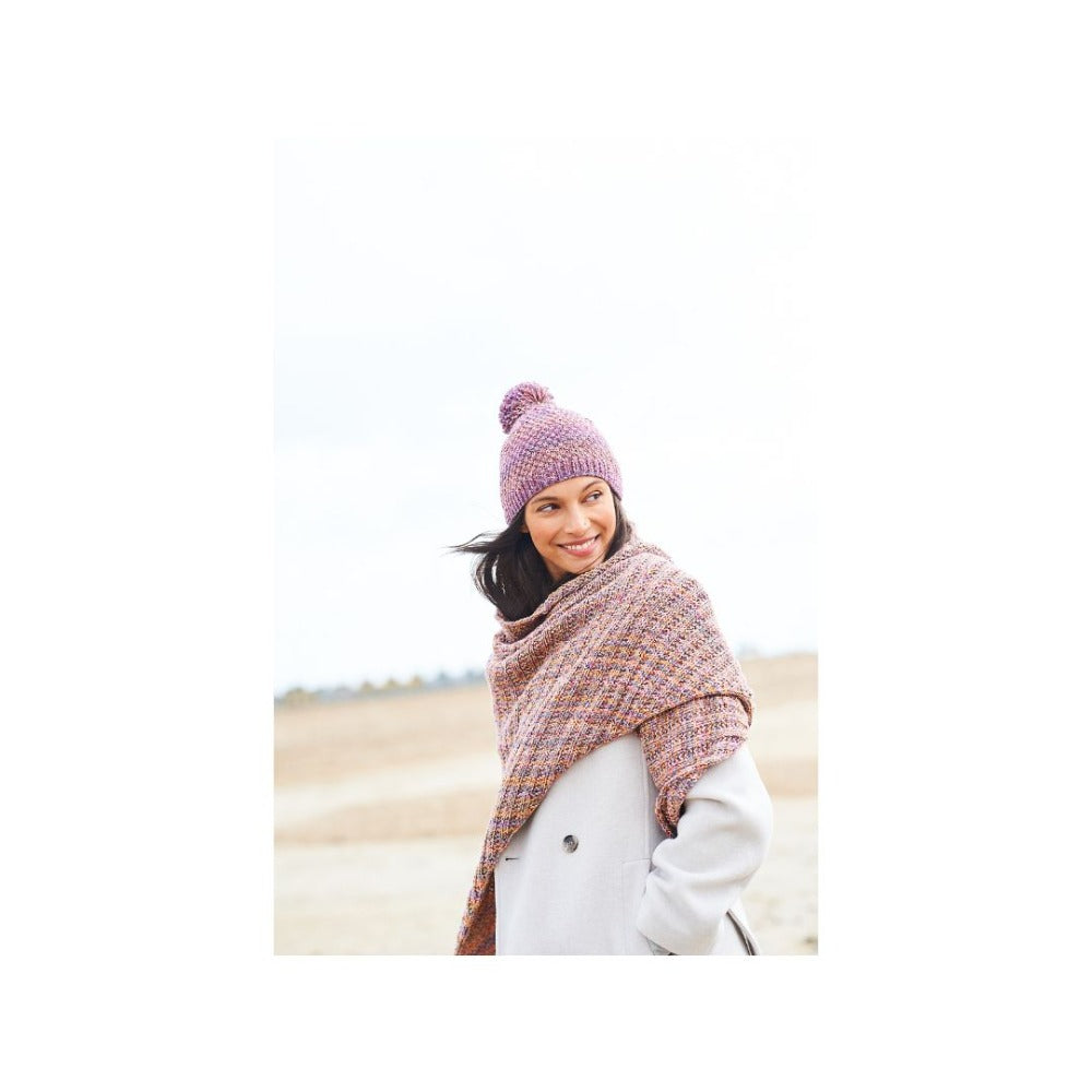 Stylecraft Hat and Shal Pattern 10013