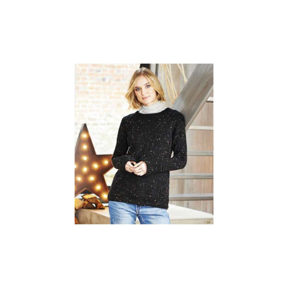 Stylecraft Round Neck DK Sweater Knitting Pattern 9540
