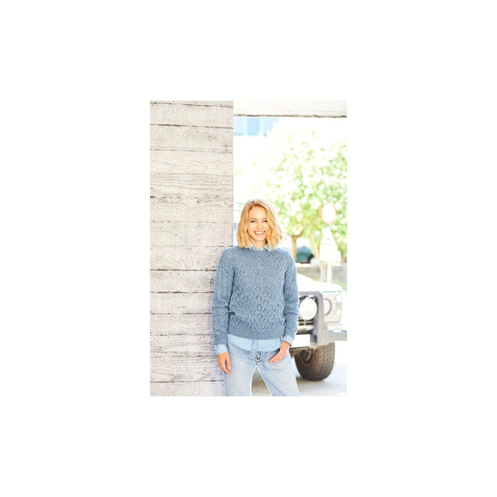 Stylecraft Round Neck Sweater DK Knitting Pattern 9793