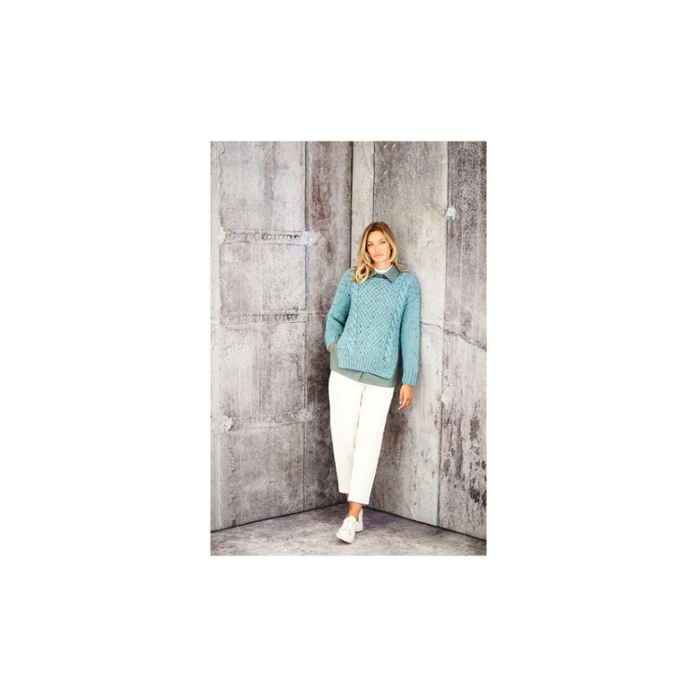 Stylecraft Special XL Tweed Sweater Knitting Pattern 9806