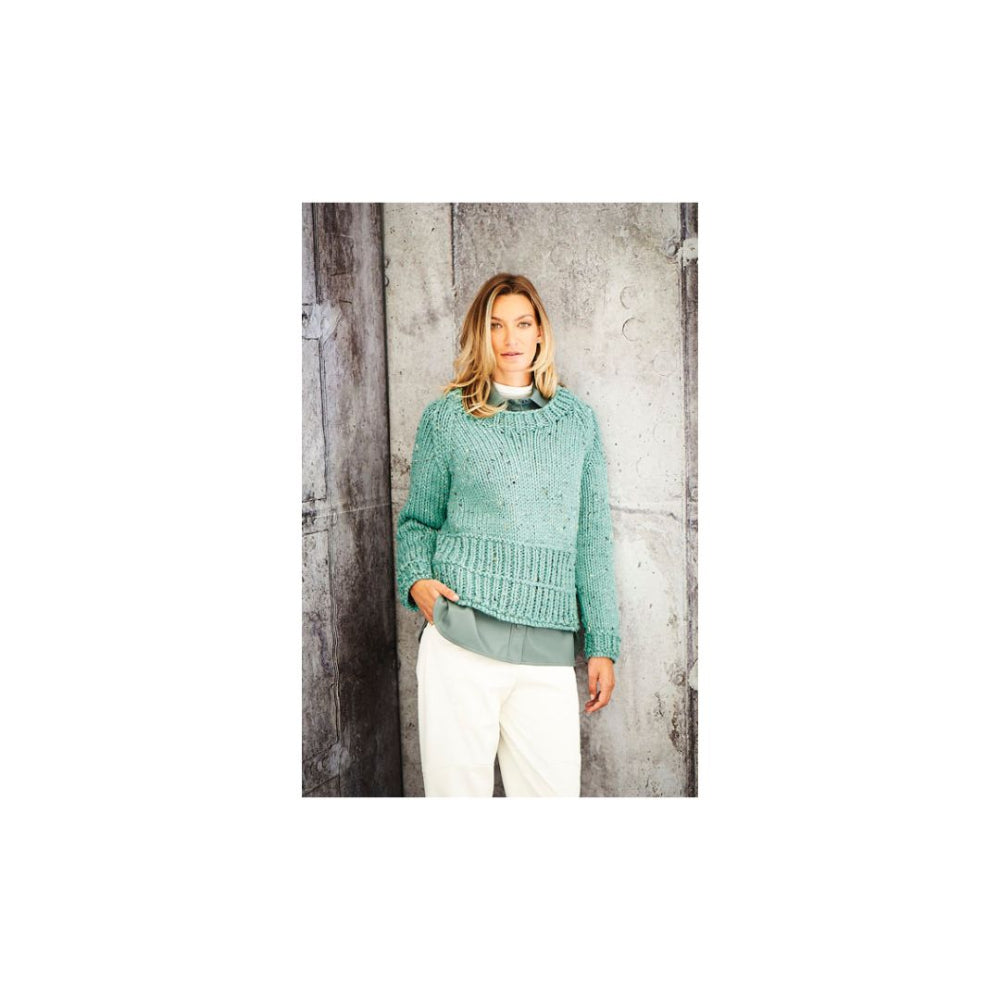 Stylecraft Super Chunky Sweater Knitting Pattern 9808