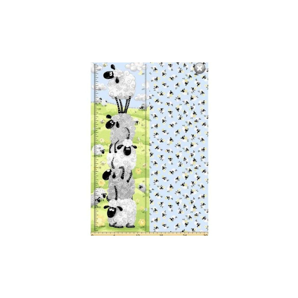 Susybee Lewe the Ewe Sheep Height Sewing Panel