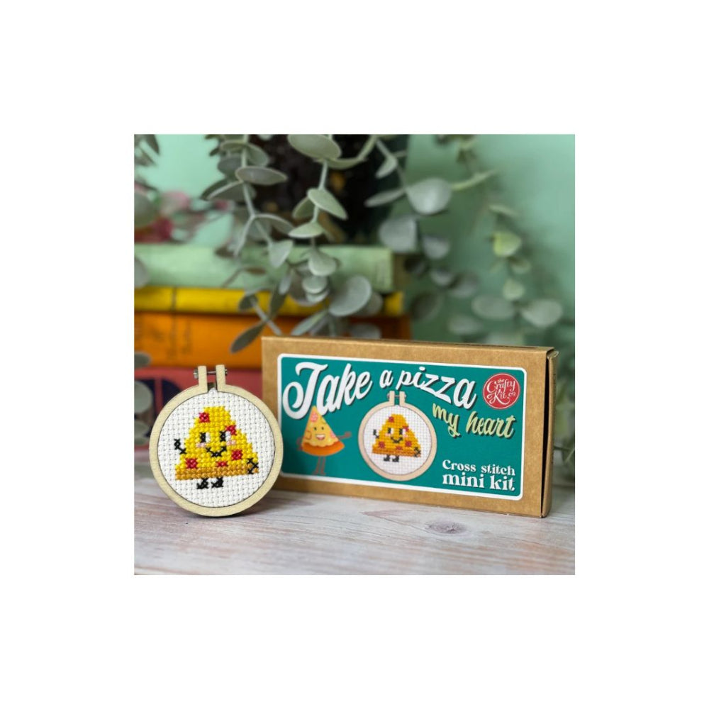 Take A Pizza My Heart Cross Stitch Kit