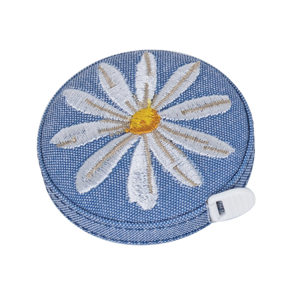 Denim Daisies Tape Measure