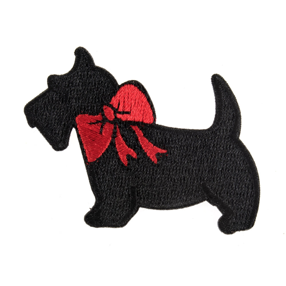 Trimits Black Scotty Dog Motif