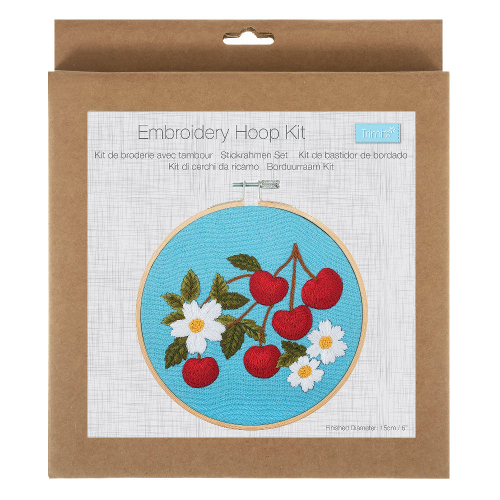 Trimits Cherries Embroidery Kit