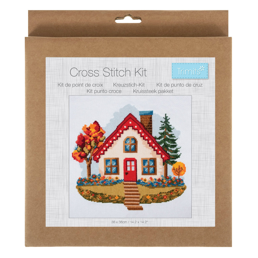 Trimits Counted Cross Stitch Kit Large Home