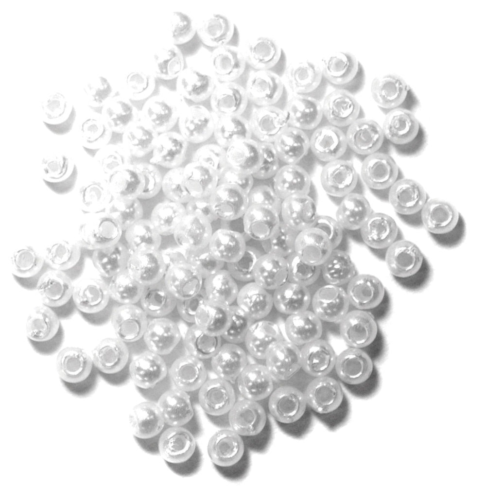 Trimits Extra Value Pearl Beads 3 mm White