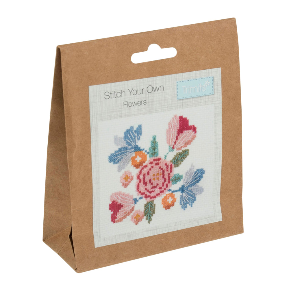 Trimits Floral Mini Cross Stitch Kit