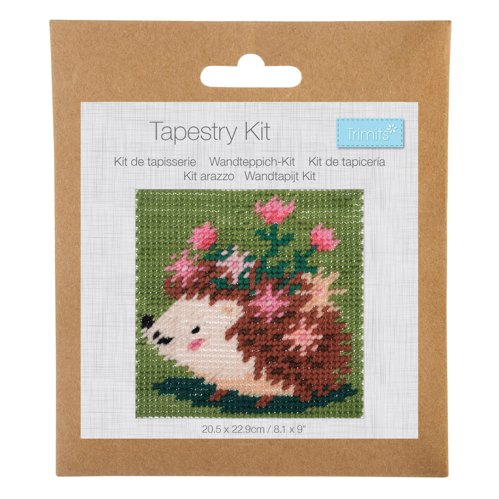 Trimits Hedgehog Half Stitch Tapestry Kit