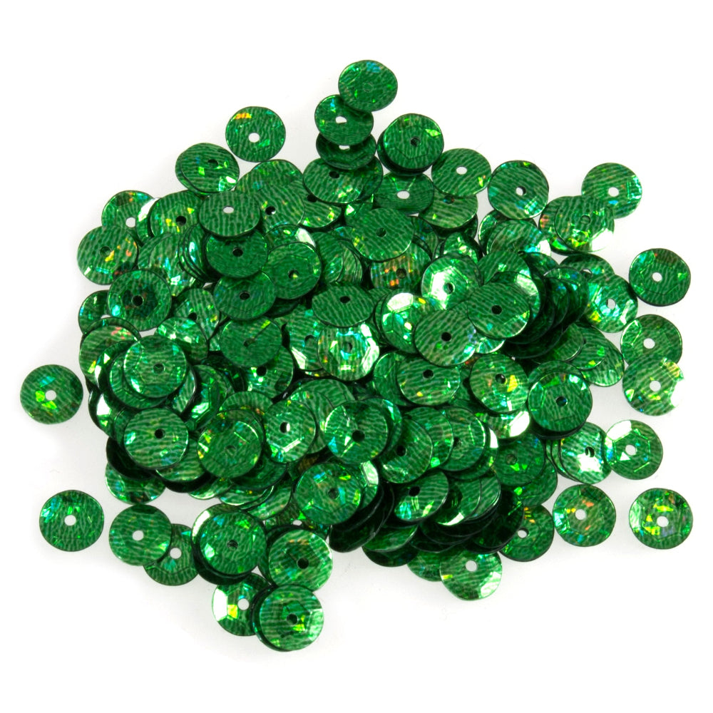 Trimits Holographic Sequin 6 mm Green