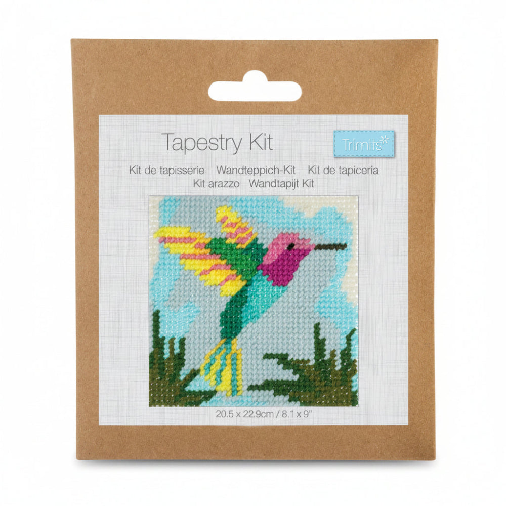 Trimits Hummingbird Half Stitch Tapestry Kit