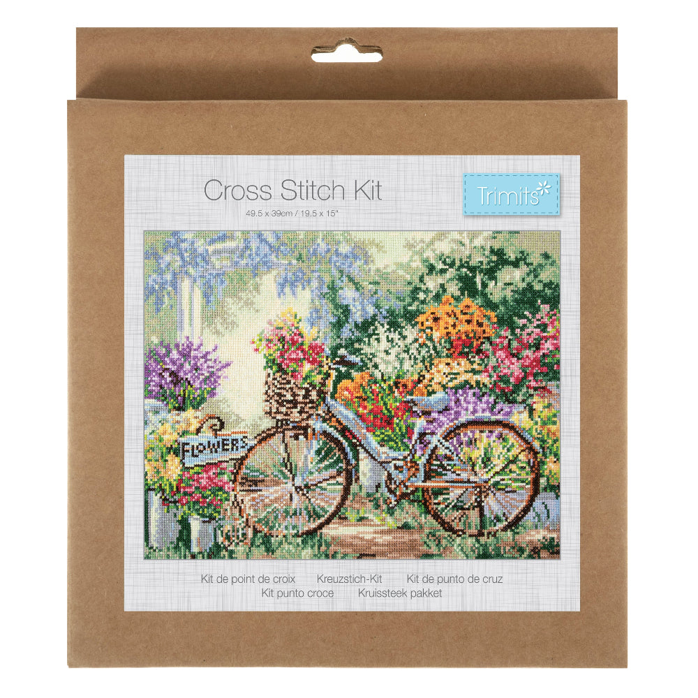 Trimits Bicycle Large Cross Stitch Kit