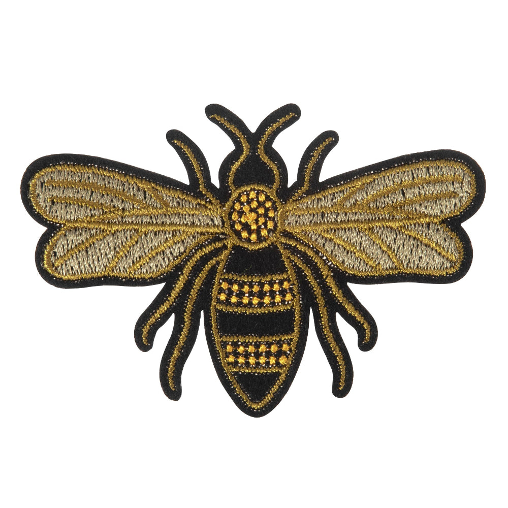 trimits metallic bee motif