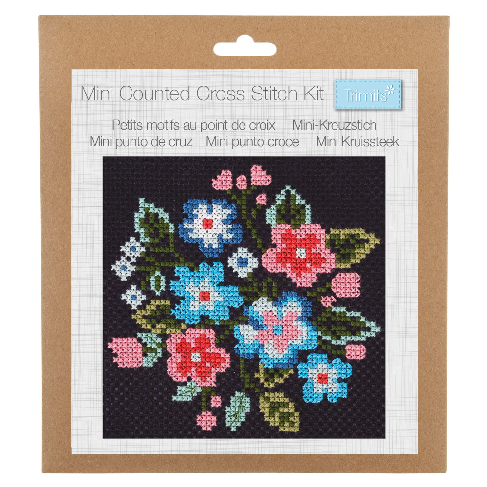 Trimits Mini Cross Stitch Kit Posy