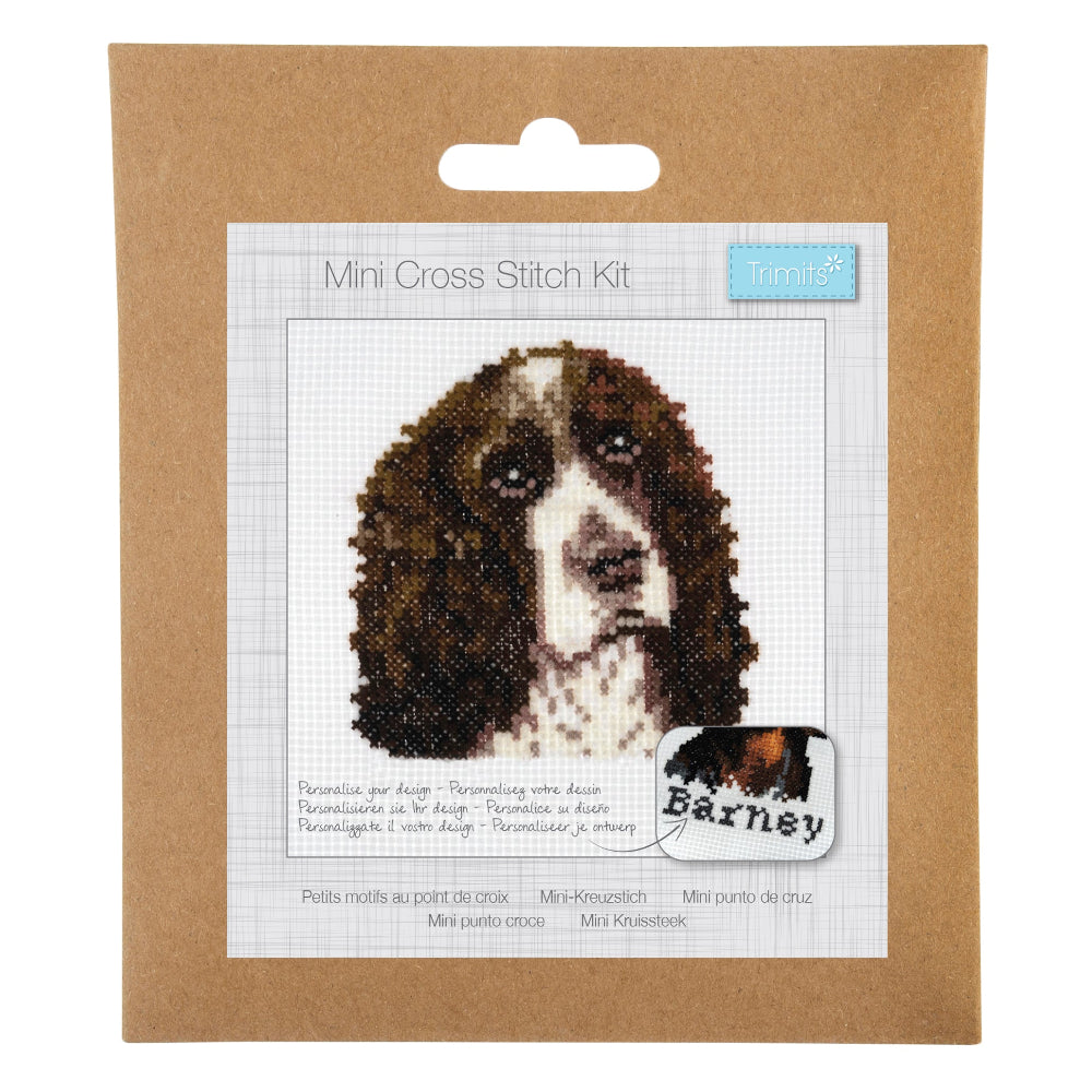 Trimits Mini Springer Spaniel Cross Stitch Kit