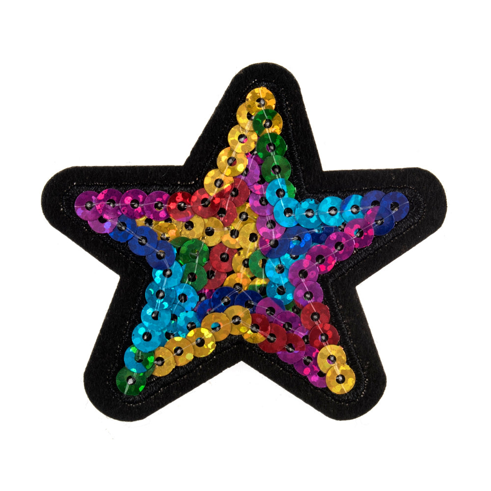trimits multi sequin star motif