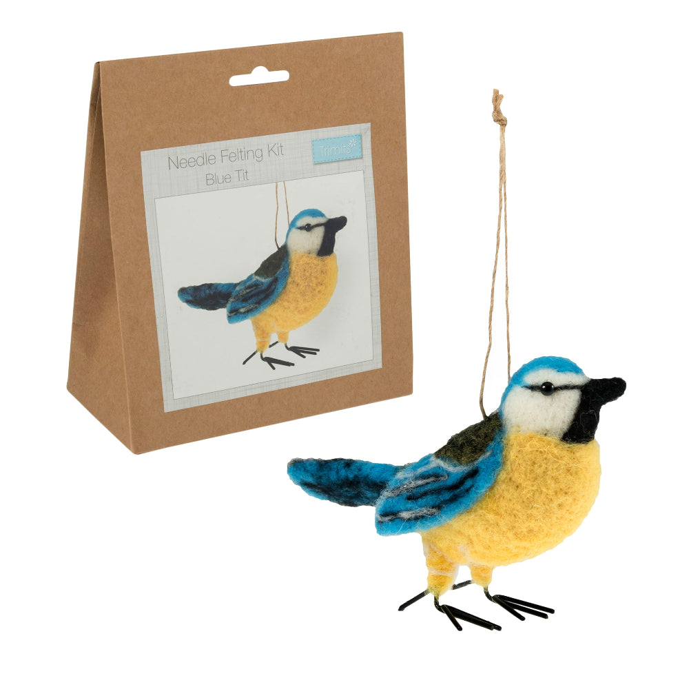 Trimits Needle Felting Kit Blue Tit
