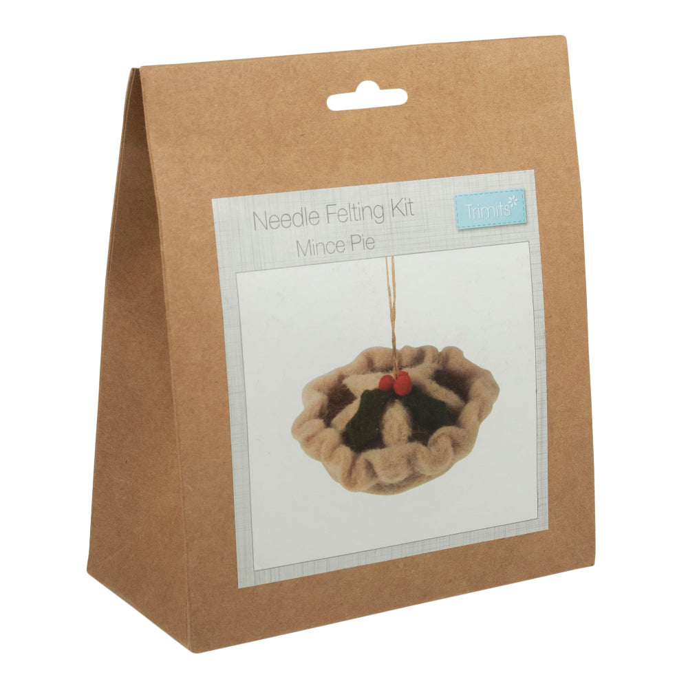 Trimits Needle Felting Kit Mince Pie