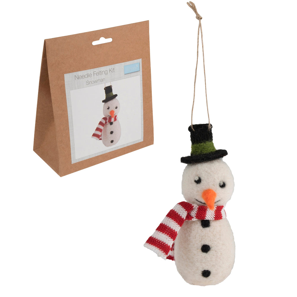 Trimits Needle Felting Kit Snowman