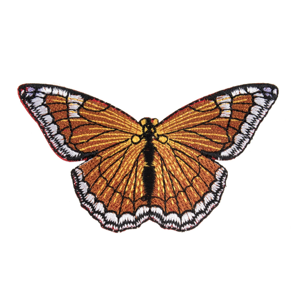 trimits orange butterfly motif