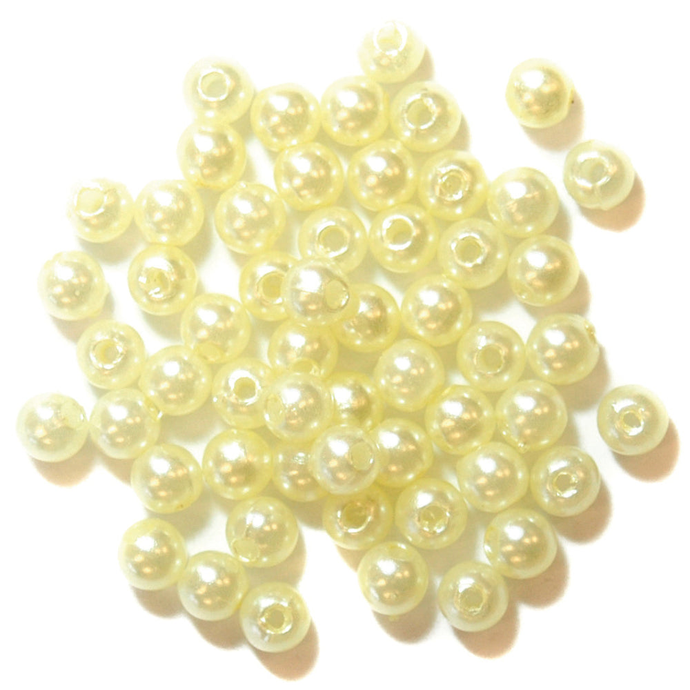 Trimits Pearl Beads 4 mm Cream