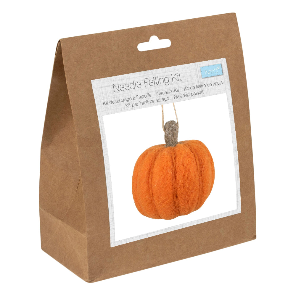 Trimits Pumpkin Needle Felting Kit