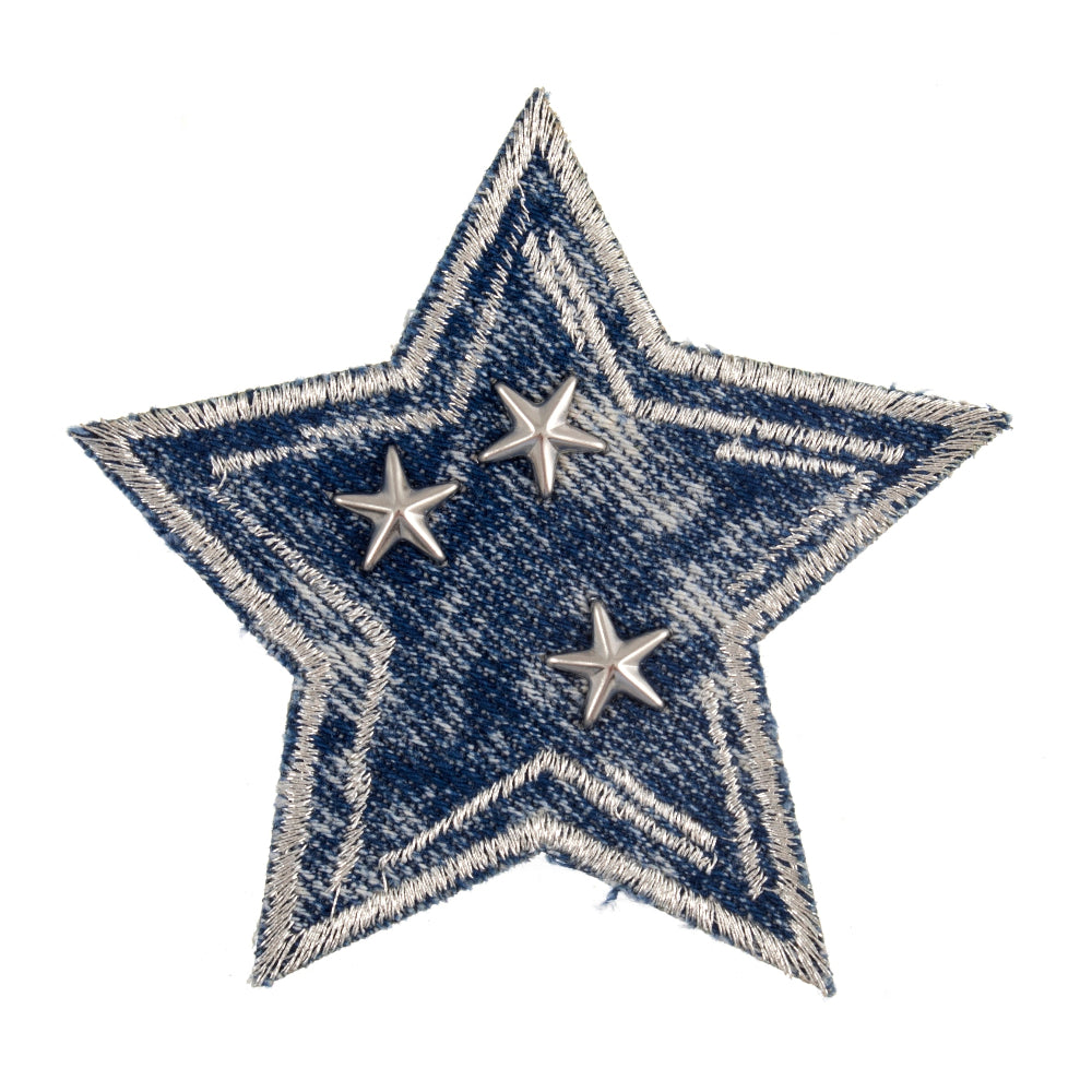 Trimits Studded Denim Star Motif