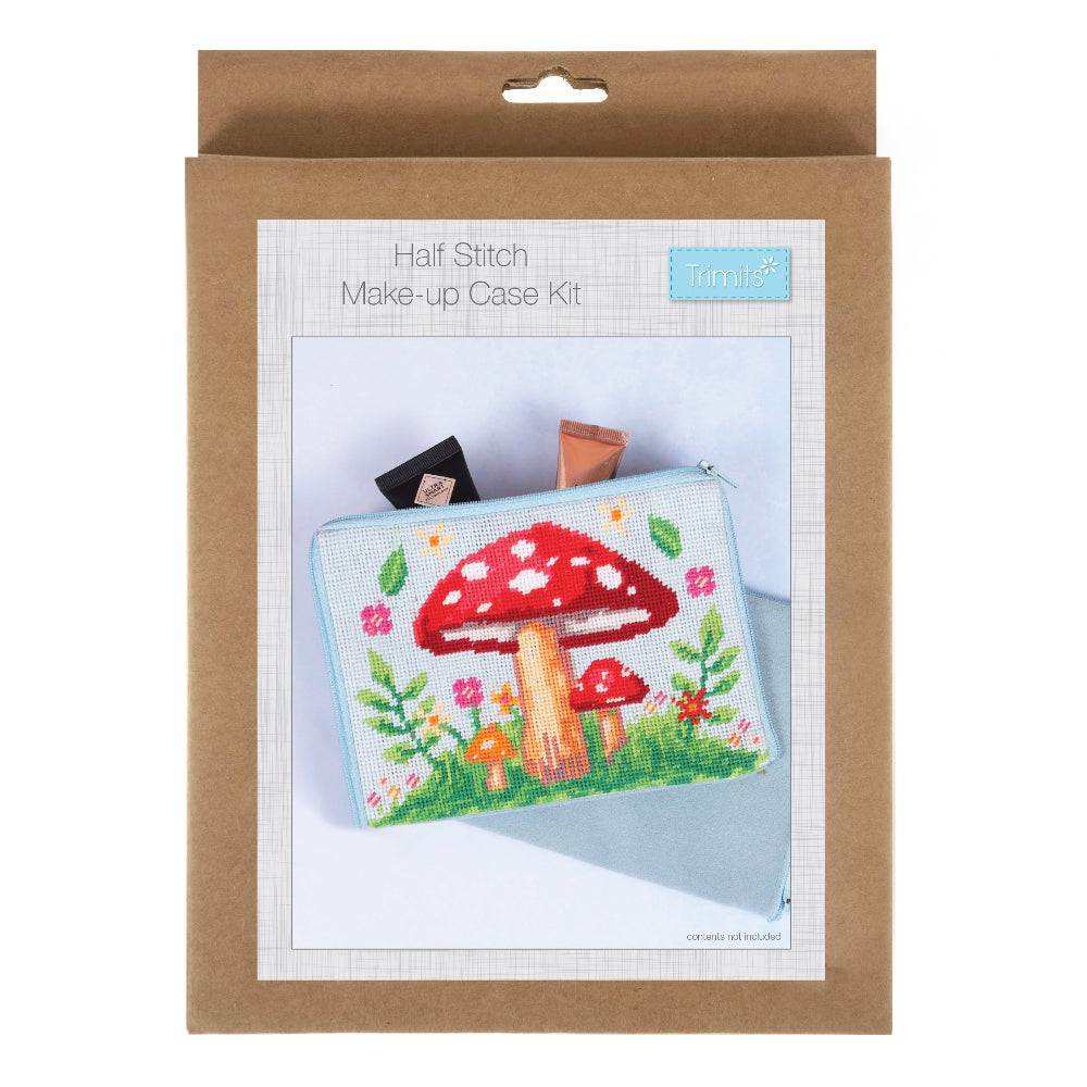 Trimits Toadstools Tapestry Make Up Case Kit