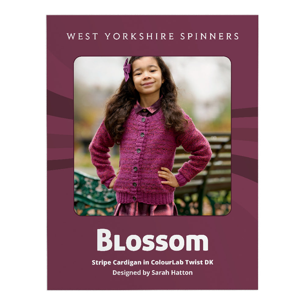 West Yorkshire Spinners Kid Blossom Cardigan Knitting Pattern
