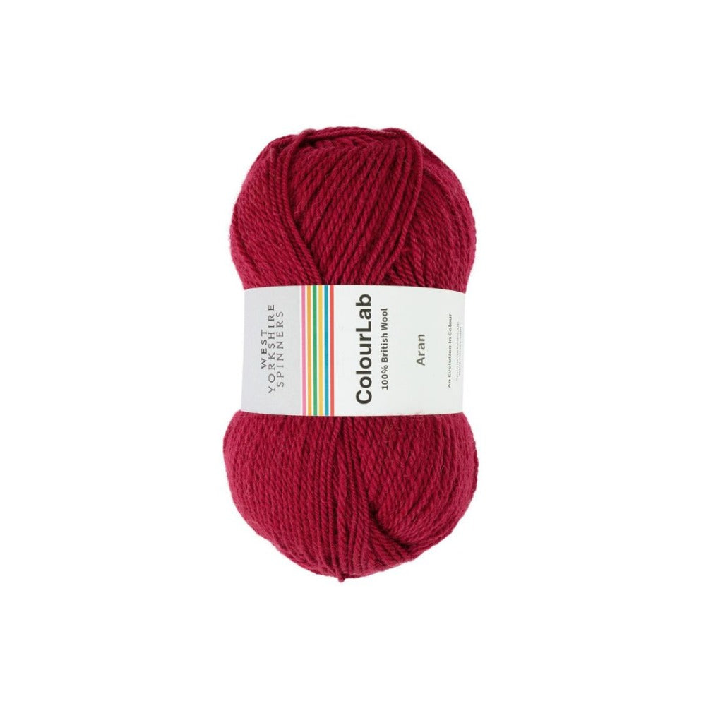 West Yorkshire Spinners Colour Lab Aran Ruby Red