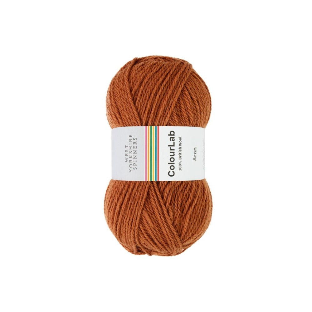 West Yorkshire Spinners Colour Lab Aran Rust Orange