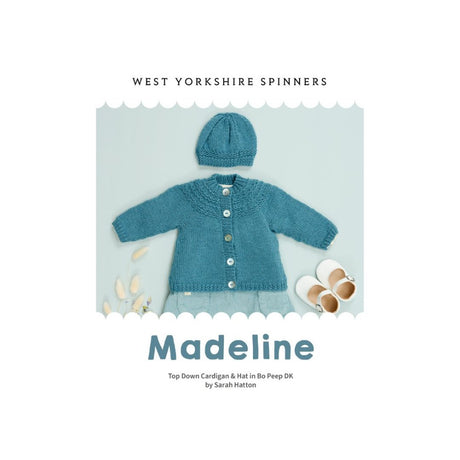 West Yorkshire Spinners Madeline Top Down Cardigan Pattern