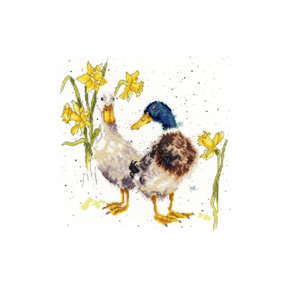 Wrendale Designs Ducks and Daffs Cross Stitch Kit