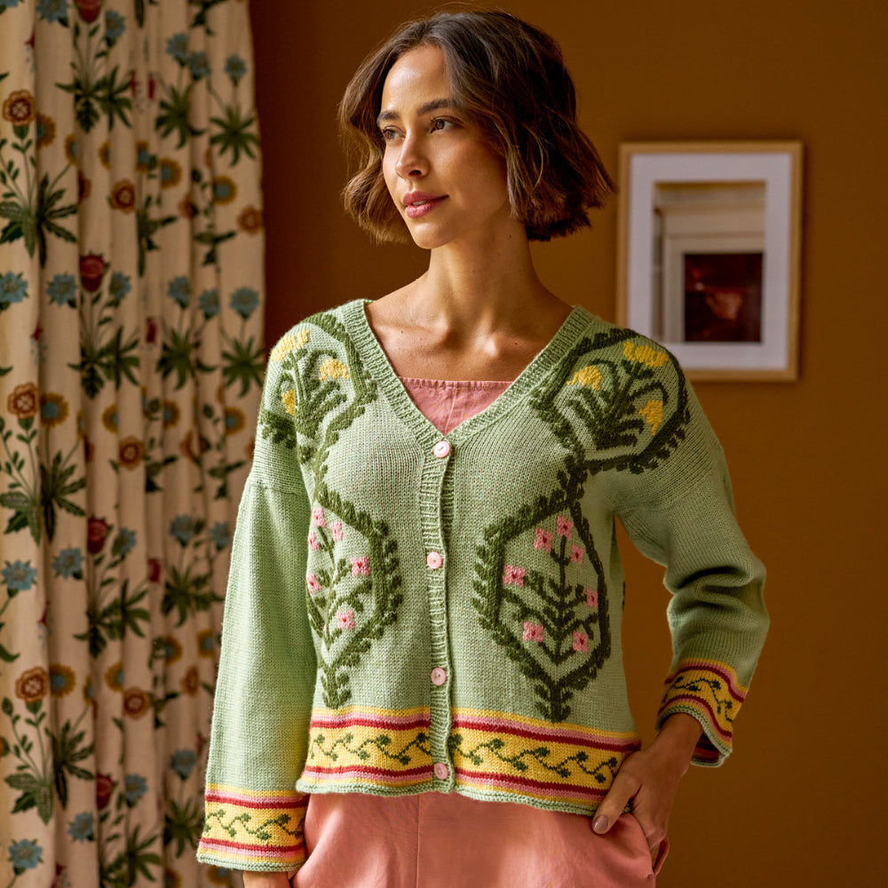 West Yorkshire Spinners Morris DK Woodland Weeds Cardigan