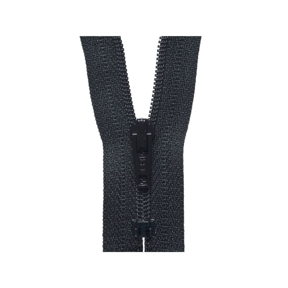 YKK Nylon Dress and Skirt Zip 30 cm Black