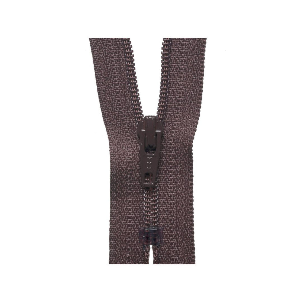 YKK Nylon Dress and Skirt Zip 30 cm Brown