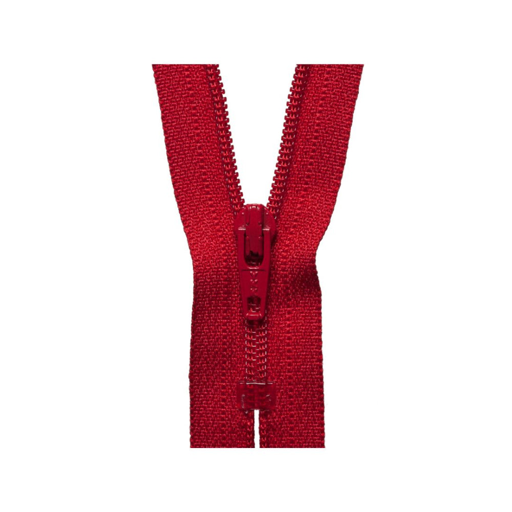 YKK Nylon Dress and Skirt Zip 30 cm Red