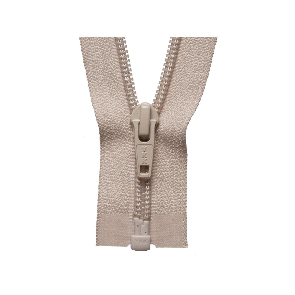 YKK Open End Zip 36 cm Beige