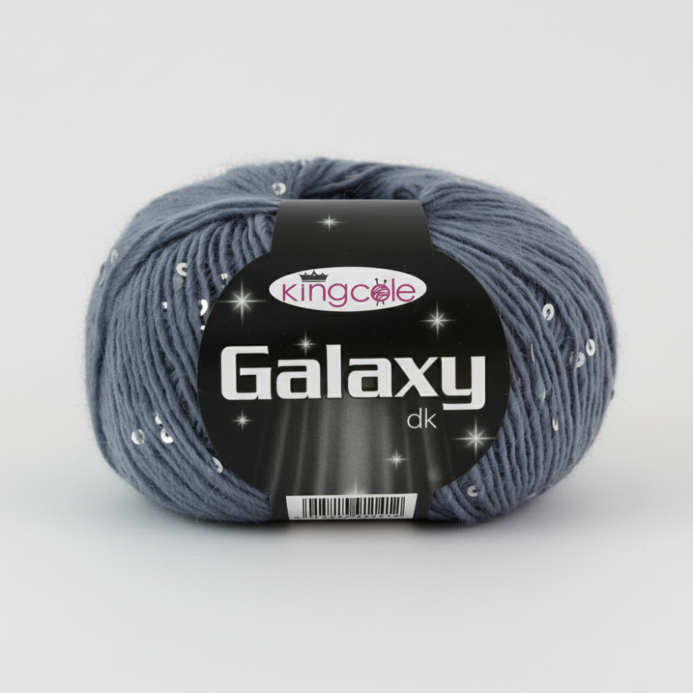 King Cole Galaxy DK Knitting Yarn - Sparkly Yarn with Sequins