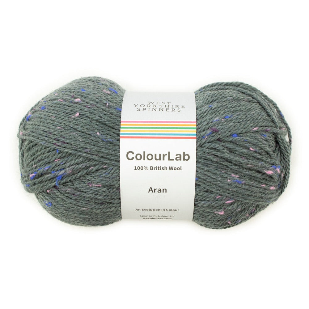 West Yorkshire Spinners Colour Lab Aran Slate Grey Tweed