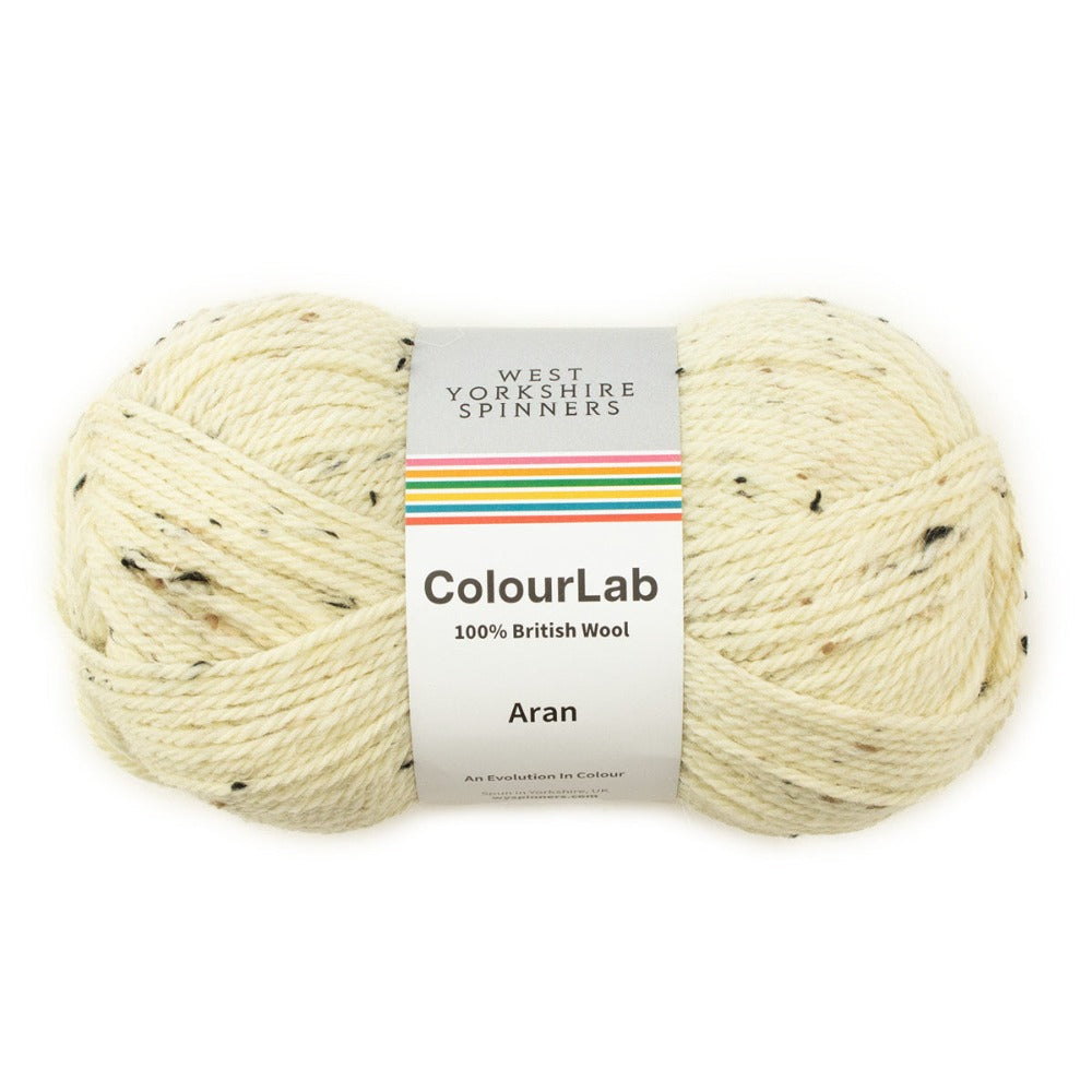 West Yorkshire Spinners Colour Lab Aran Classic Cream Tweed