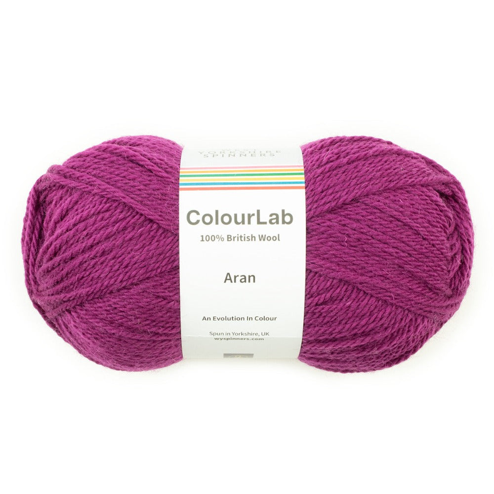 West Yorkshire Spinners Colour Lab Aran Mulberry Pink